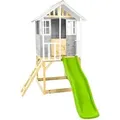 Produktbild: Zwerkules Spielhaus Valli 1 m. Rutsche 270 cm x 148 cm x 244 cm Grau FSC®