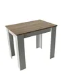 Produktbild: Möbel SD Esszimmertisch Küchentisch Sonoma Eiche hell Sägerau -Weiß 86x60cm