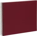 Produktbild: Goldbuch Spiralalbum Bella Vista bordeaux 35x30 cm 40 weiße Seiten