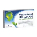 Produktbild: Mutterkraut HEUMANN 200 mg Filmtabletten - Pflanzliches Arzneimittel, zur Vorbeugung von migräneartigen Kopfschmerzen, kann die Intensität von Migräneanfällen verringern, Mutterkraut-Pulver, 30 St