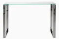 Produktbild: Konsolentisch Katrine Klarglas verchromtes Metallgestell Glastisch Beistelltisch