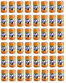 Produktbild: 48x Fanta Mini Orange Orangenlimonad Dose 150ml 100% italienische Orangen Softdrink