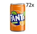 Produktbild: 72x Fanta Mini Orange Orangenlimonad Dose 150ml 100% italienische Orangen
