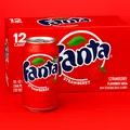 Produktbild: (0,40 EUR/100ml) Fanta Strawberry USA 12x0,355ml Vorteilspack (inkl. Pfand)