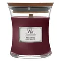 Produktbild: WoodWick Mittelgroße Duftkerze im Sanduhrglas mit knisterndem Docht | Black Cherry | Brenndauer bis zu 20 Stunden
