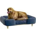 Produktbild: PawHut Hundesofa mit Kissen Holzbeine 96 x 66 x 24 cm