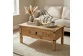 Produktbild: CARO-Möbel Couchtisch SALSA, Wohnzimmertisch 100x60cm, Sofatisch mit Schubkasten Landhausstil natur