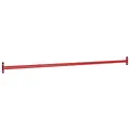 Produktbild: vidaXL Turnstange Reckstange Klimmzugstange Kletterstange Turnreck Metallreck Gymnastik Stange für Spielturm Kinder 125cm Stahl Rot