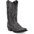 Produktbild: Laredo Garrett Schwarz Antik Leder Schnitt Zehen Western Cowboy Stiefel (US Gr.