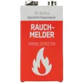 Produktbild: 1 Ansmann Lithium 9V-Block speziell für Rauchmelder