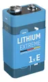 Produktbild: ANSMANN Lithium 10 Jahre Longlife Batterie 9V Lithium E-Block 6LR61 Rauchmelder