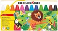 Produktbild: Eberhard Faber 524010 - Wachsmalkreide Colori, 12 wasserfeste Wachsmalstifte im