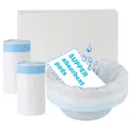 Produktbild: Toilettenbeutel mit saugfähigen Pads, 40 Stück, super saugfähig, EinwegMüllbe...