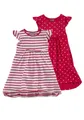 Produktbild: KIDSWORLD Jerseykleid für kleine Mädchen (Packung, 2-tlg., 2) festliche Anlässe, kniefrei, modischer Stil, aus reiner Baumwolle