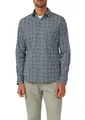 Produktbild: s.Oliver Slim Fit: Gemustertes Hemd aus Baumwollstretch