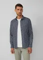 Produktbild: s.Oliver Langarmhemd Hemd Slim Fit: Gemustertes Hemd aus Baumwollstretch