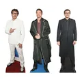 Produktbild: Star Cutouts CS1194 Pedro Pascal Pappaufsteller mit 3 Regalböden, Höhe 32 cm, ideal für Filmthemen, Partys, Geburtstage und Fans, Raumdekorationen und Veranstaltungen