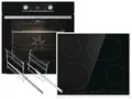 Produktbild: Gorenje Backofenset Black Steam Set 738885 - Backofen BOSX6737E06BG + Glaskeramik-Kochfeld ECT43X