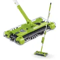 Produktbild: Swivel Sweeper Akku-Besen - einfache Krümelaufnahme - Kabellos, beutellos & wiederaufladbar - Bodenfeger mit rückenschonendem Knickgelenk & 360° Rotation - Maximale Flexibilität - Mühelose Reinigung
