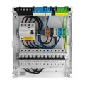 Produktbild: Sicherungskasten Aufputz Verteilerkasten 2-reihig 24 Module 10xMCB 1xRCCB VDE