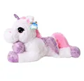 Produktbild: TE-Trend Kuscheltier Einhorn 60 cm Plüschtier Stofftier Unicorn Pferd weiß