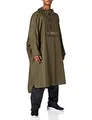 Produktbild: PRO-X elements Regenponcho HIGH PEAK I Regencape mit verschweißten Nähten & Brusttasche I Wasserdichter Regenmantel mit hochknöpfbarem Vorderteil