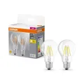 Produktbild: DOPPELPACK sparsames Osram E27 LED BASE Filament Leuchtmittel Warmweißes Licht