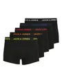 Produktbild: Jack & Jones Trunk JACBLACK – Formschlüssige Boxershorts mit elastischem Bund (Packung, 5-St) unifarben, casual, körpernah, Jersey