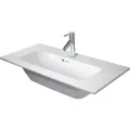 Produktbild: Duravit ME by Starck Waschtisch 23428300601 weiss wondergliss, ohne Hahnloch, mit Überlauf